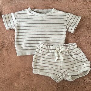 Little Planet by Carters matching short set. Size 12 months.